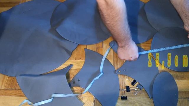 Глушители на барабаны, дешевый набор. Drum mutes set. 7$ Test. смотреть онлайн