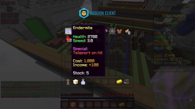 ЗАТЯГИВАЮЩАЯ МИНИ ИГРА - ТОВЕР ВАРС! - Minecraft Tower Wars Hypixel #1 смотреть онлайн