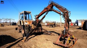 ЖАЛЬ, он мог быть лучшим помощником в хозяйстве Погрузчик-экскаватор автономный ПЭА-1,0 "Карпатец"