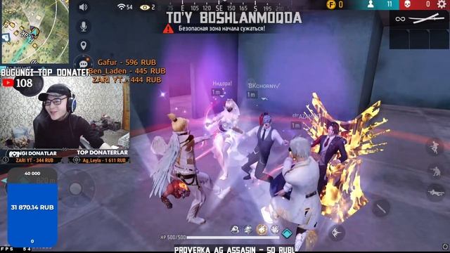 TO'YIMGA MARHAMAT | TO'YLAR MUBORAK | FREE FIRE UZBEKISTAN | FREE FIRE TURNIR смотреть онлайн
