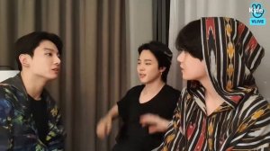 Трансляция Ви, Чимина и Чонгука на Vlive (Часть 1)