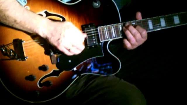 Slow jazz on Squier X155 guitar смотреть онлайн