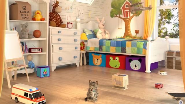 SUPER CUTE LITTLE KITTEN ADVENTURE - KITTY AND HIS ANIMAL FRIENDS ON THE ROAD TO ADVENTURE