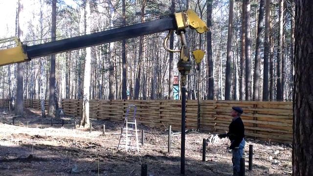 Монтаж сваи Ф89 для дома смотреть онлайн