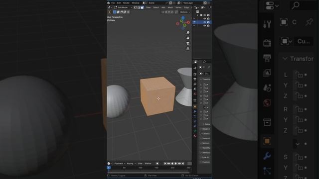 Convert anything into sphere in blender #blenderustad смотреть онлайн
