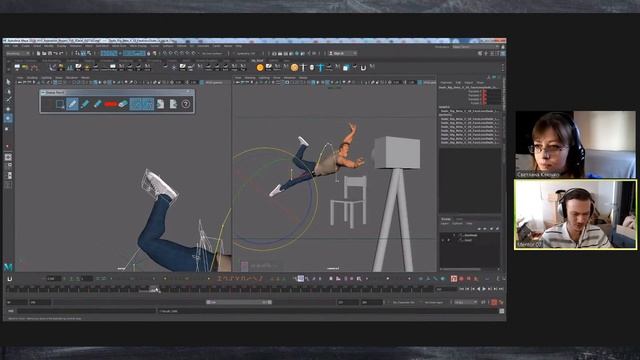 Делаем анимацию от ключей к более детальной. Часть 2 #3Dеляль №8 смотреть онлайн