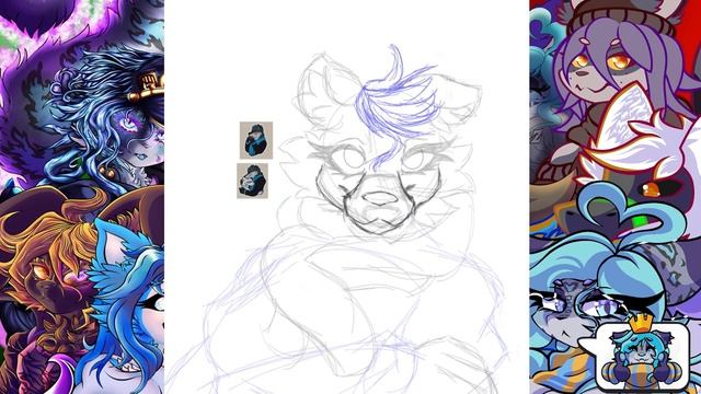 Quick furry sketch request [Speedpaint] смотреть онлайн