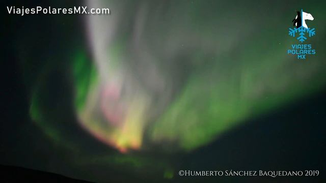 Northern Lights September 28, 2019 at Inuvik Canada Time lapse 4K смотреть онлайн
