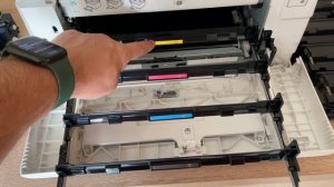 Replacing the Toner Cartridge - HP Color Laserjet PRO M254DW M254NW M280NW M281FDN M281FDW