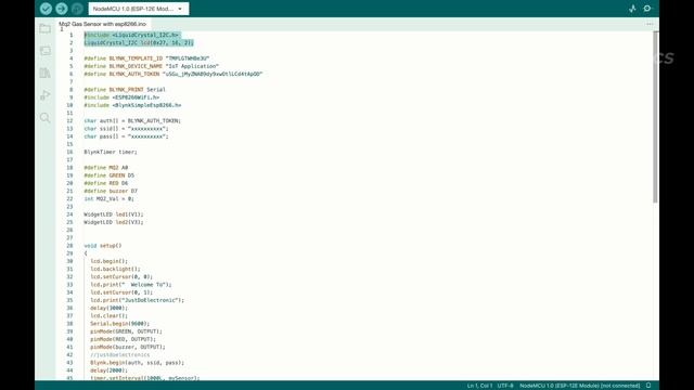 LPG Gas Leakage Detector Using ESP8266 With Blynk Notification смотреть онлайн