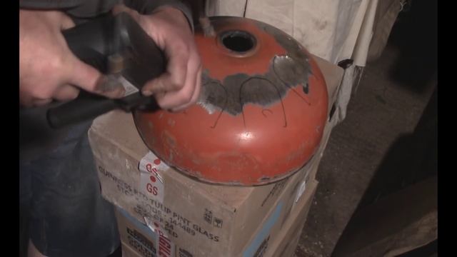 How to Make a Hang Drum from a Propane Tank DIY Easy Welding Project смотреть онлайн