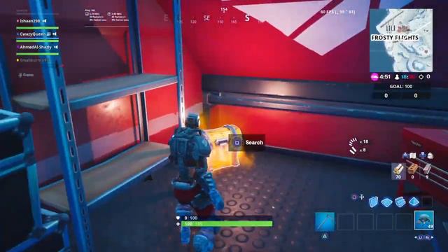 Fortnite Leftovers Challenge- Search chests at Salty Springs or Frosty Flights смотреть онлайн