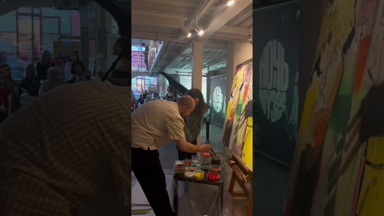 Концерт-перформанс «Музыка и живопись» в Галерее Выхино #НочьвМузее смотреть онлайн