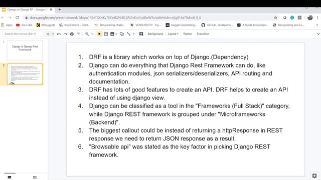 Django Vs Django Rest Framework 2020 смотреть онлайн