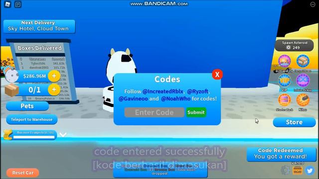 NEW UPDATE * PETS AND NEW CODES * [ 🐹Pets] ALL CODES WORK! Delivery Simulator ROBLOX | 13 JULY 202 смотреть онлайн