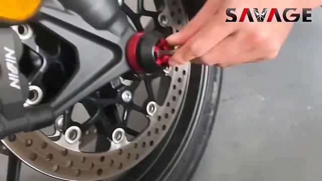 Front Axle Fork Crash Slider For HONDA CBR650R CB650R CB1000R 2018-2020 2021 19 Motorcycle Wheel смотреть онлайн