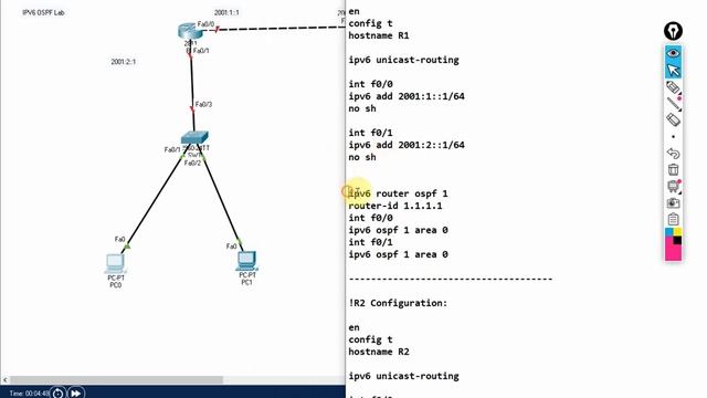 CCNA 200-301 | OSPF IPv6 Lab in Packet Tracer | Live Batch смотреть онлайн