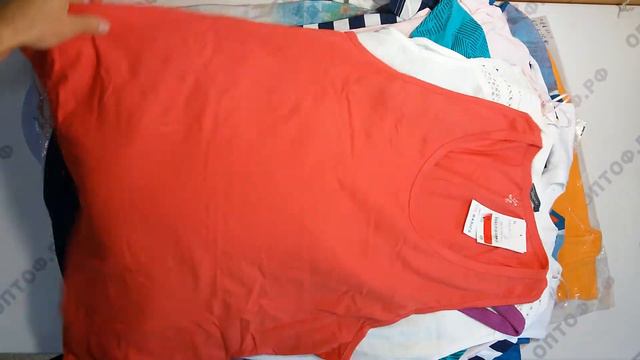 T-shirt DE++ New- микс футболок сток м/ж 3пак 10кг 15.50€/кг 74шт