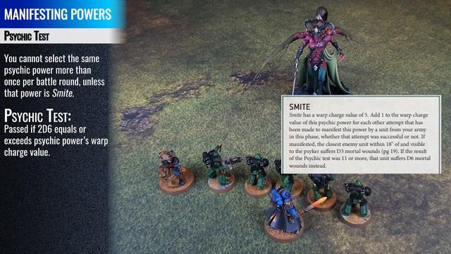 How to Play Warhammer 40k 9th Edition - Part 5 Psychic Phase смотреть онлайн