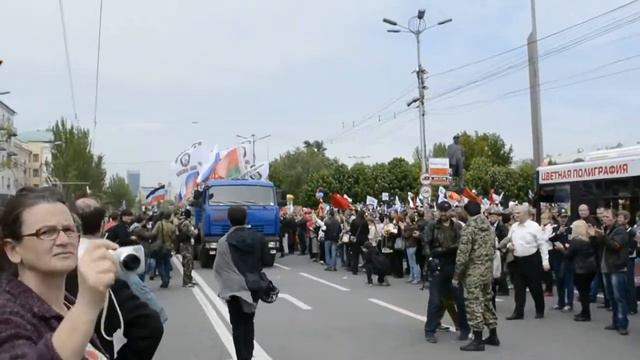Батальон ВОСТОК уезжает из Донецка смотреть онлайн