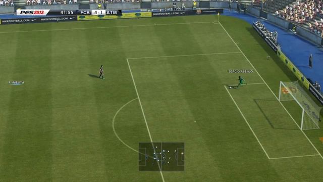 PES 2013 Мастер - Лига Барселона - Атлетико Мадрид смотреть онлайн