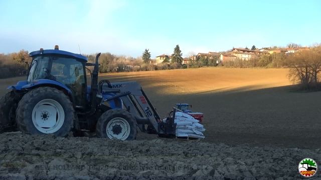 New Holland T7.315 HD | Combinata Kuhn 5 metri смотреть онлайн