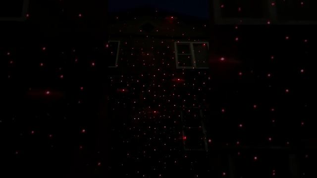 Новогодняя подсветка дома снежинки RG смотреть онлайн
