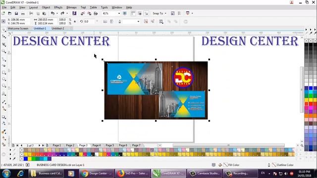 CorelDraw X7 Tutorials -- Download Design Center All Brochure Design Free смотреть онлайн