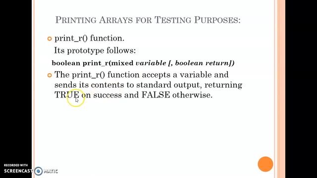 Arrays in PHP смотреть онлайн