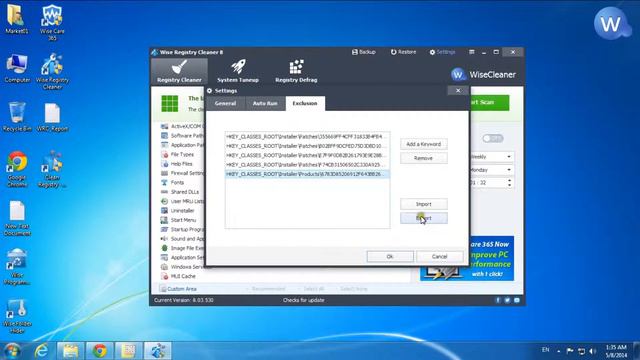 Wise Registry Cleaner Tutorial -- Settings смотреть онлайн