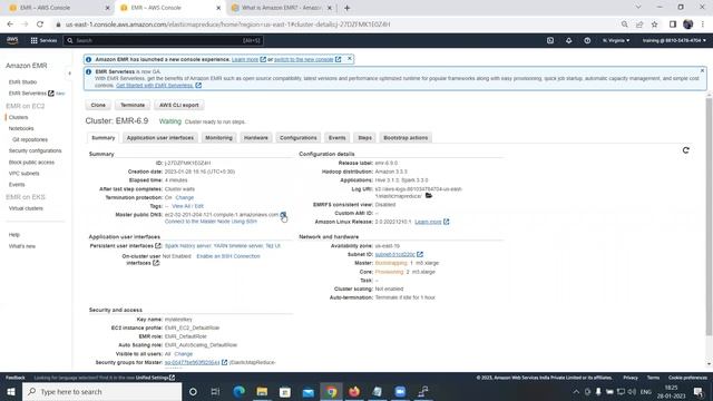 EMR Cluster Creation and Accessing log files using SSH Tunnel смотреть онлайн