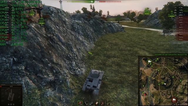 Alienware 17 980m: World of tanks Fps Test (1080p 60fps) (Found a Hacker!) смотреть онлайн