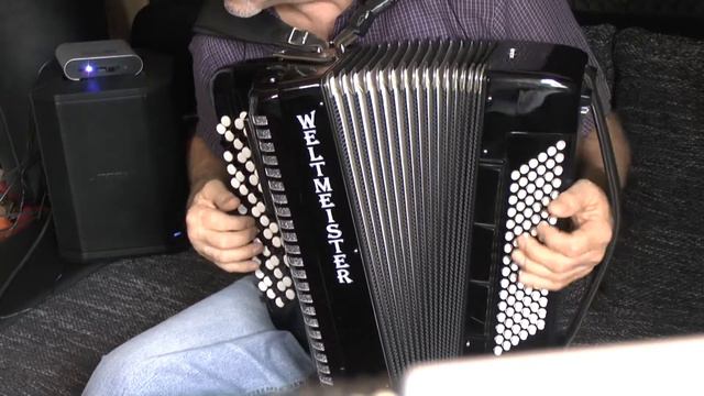 Knpfakkordeon "Weltmeister Romanse", B-Griff, midi system "Littau" смотреть онлайн