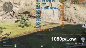 Warzone - Xeon e3 1230 V3 - GTX 1650