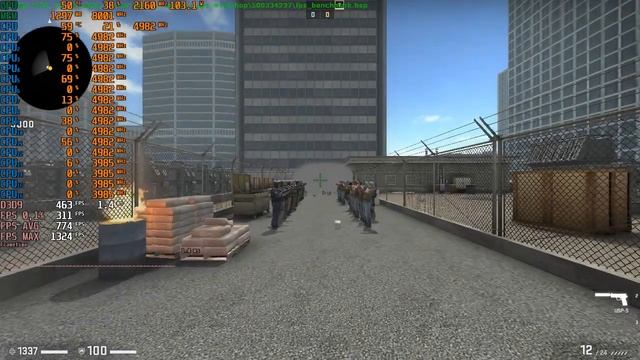 Intel Core i5 12600K OC - CS:GO FPS Benchmark 1000+ FPS MAX смотреть онлайн