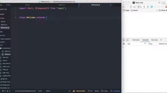 Auth with JWT in React Js using Rails API - part 4 смотреть онлайн