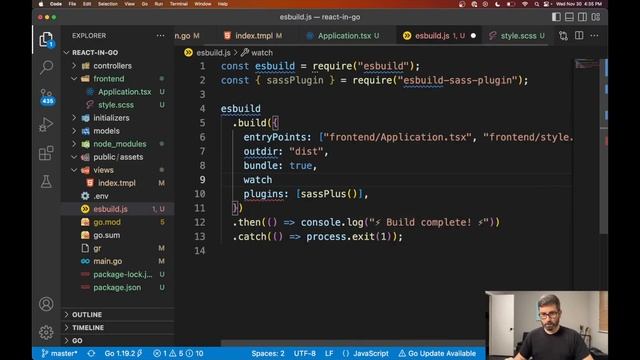 How to use React in a Go web app смотреть онлайн