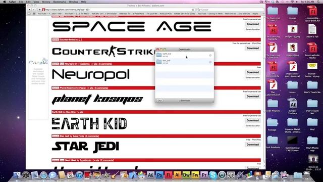 How to Install Custom Fonts onto your Mac смотреть онлайн