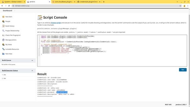 See credentials inside the Script Console | Jenkins смотреть онлайн