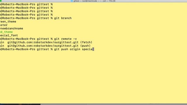 6 of 6: Push and pull branches from a remote repository смотреть онлайн