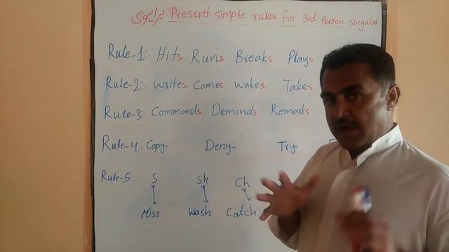 Present simple rules for the 3rd person singular смотреть онлайн