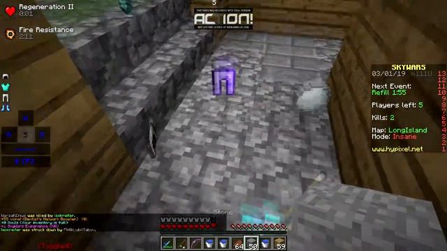 МОЕ ПЕРВОЕ ВИДЕО!КТО Я ТАКОЙ Hypixel Sky Wars Mini Game Minecraft смотреть онлайн