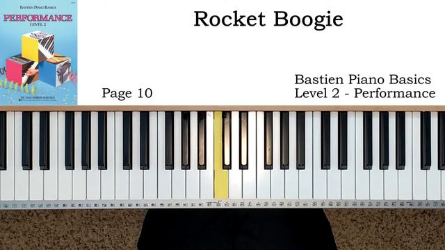 Rocket Boogie (p.10) - Bastien Piano Basics Level 2 - Performance смотреть онлайн