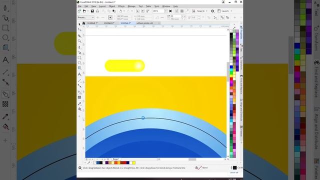 CorelDraw - Tutorial in HINDI -14 - Duplicate & repeat tips смотреть онлайн