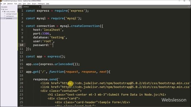 Node JS Tutorial | Make MySQL Database Connection смотреть онлайн