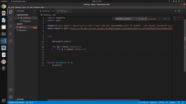 Notification of Vaccine availability ? | Python Scripting смотреть онлайн