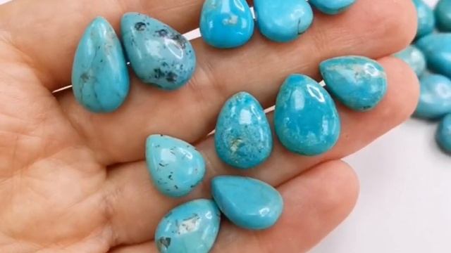 БИРЮЗА НАТУРАЛЬНАЯ СТАБИЛИЗИРОВАННАЯ ARIZONA BRIOLETTE TEAR 12-17 ММ смотреть онлайн