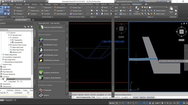 Seconda parte Country KIT ITALIANO di AutoCAD Civil 3D 2018: Libreria di Sezioni Tipo смотреть онлайн