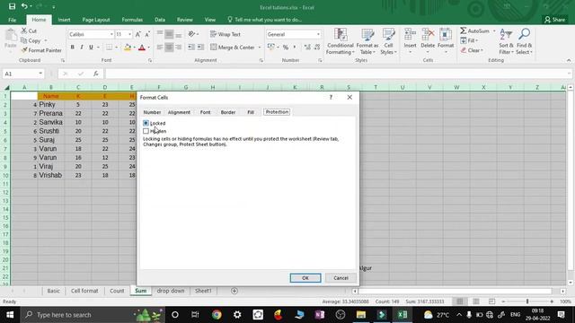 EXCEL - CELL & SHEET PROTECTION ( Kannada ) смотреть онлайн