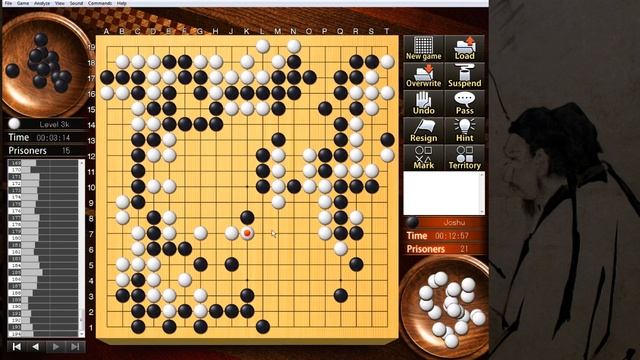Das Spiel Go - Crazy Stone Deep Learning #11 "Joshu vs 3k KI" german deutsch HD PC смотреть онлайн